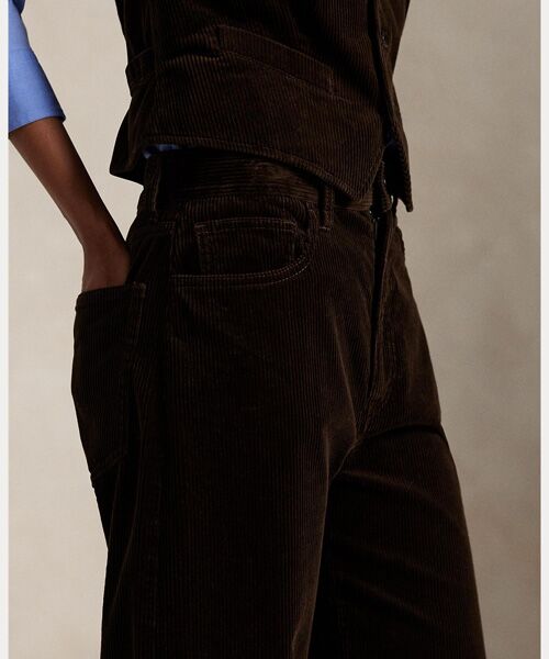 POLO RALPH LAUREN / ポロ ラルフ ローレン その他パンツ | コットン コーデュロイ ワイドレッグ パンツ | 詳細4