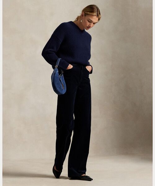 POLO RALPH LAUREN / ポロ ラルフ ローレン その他パンツ | コットン コーデュロイ ワイドレッグ パンツ(410ネイビー)