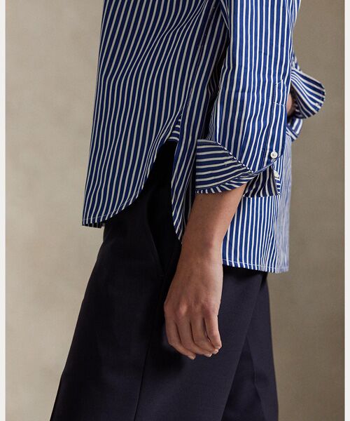 POLO RALPH LAUREN / ポロ ラルフ ローレン シャツ・ブラウス | ストライプド コットン シャツ | 詳細4