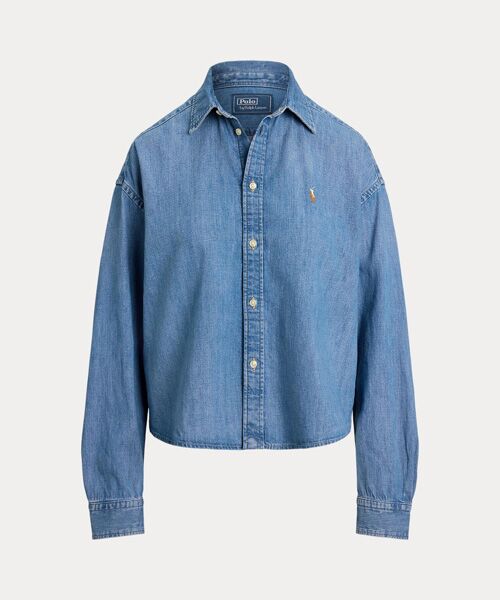 【新品】最終値下POLO RalphLauren デニム ハイライズ リラックスド ストレート クロップ ジーンズ