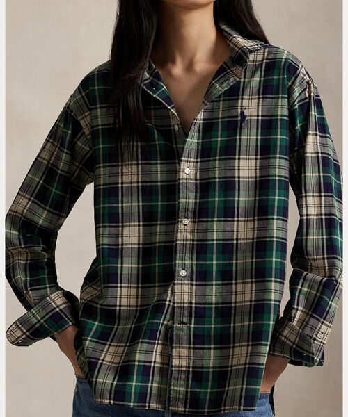 POLO RALPH LAUREN / ポロ ラルフ ローレン シャツ・ブラウス | リラックス フィット チェック コットン シャツ | 詳細4