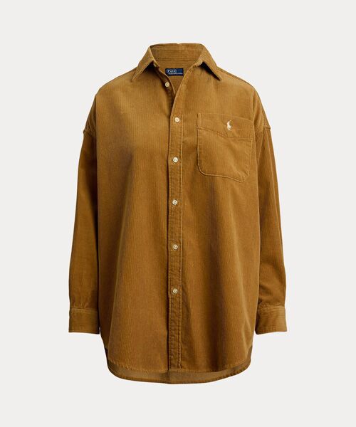 POLO RALPH LAUREN / ポロ ラルフ ローレン シャツ・ブラウス | ビッグ コットン コーデュロイ シャツ | 詳細1