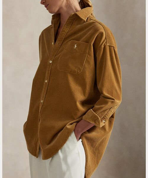 POLO RALPH LAUREN / ポロ ラルフ ローレン シャツ・ブラウス | ビッグ コットン コーデュロイ シャツ | 詳細4