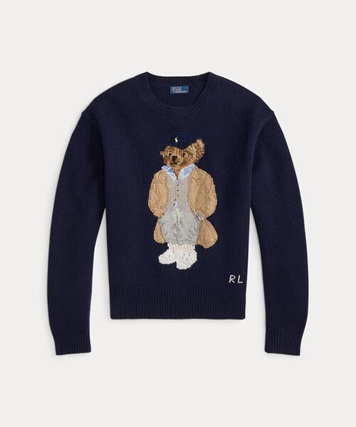 POLO RALPH LAUREN / ポロ ラルフ ローレン ニット・セーター | Polo ベア ウールカシミヤブレンド セーター | 詳細1
