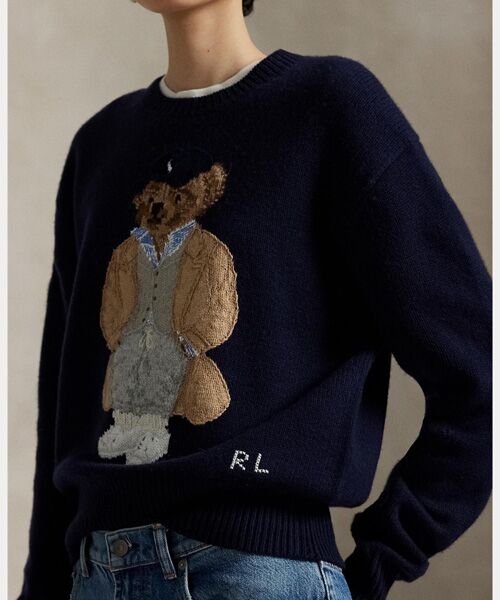 POLO RALPH LAUREN / ポロ ラルフ ローレン ニット・セーター | Polo ベア ウールカシミヤブレンド セーター | 詳細4