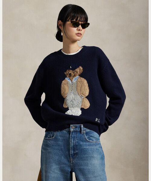 POLO RALPH LAUREN / ポロ ラルフ ローレン ニット・セーター | Polo ベア ウールカシミヤブレンド セーター | 詳細5