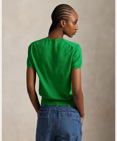 POLO RALPH LAUREN / ポロ ラルフ ローレン ニット・セーター | ショートスリーブ クルーネック セーター | 詳細3