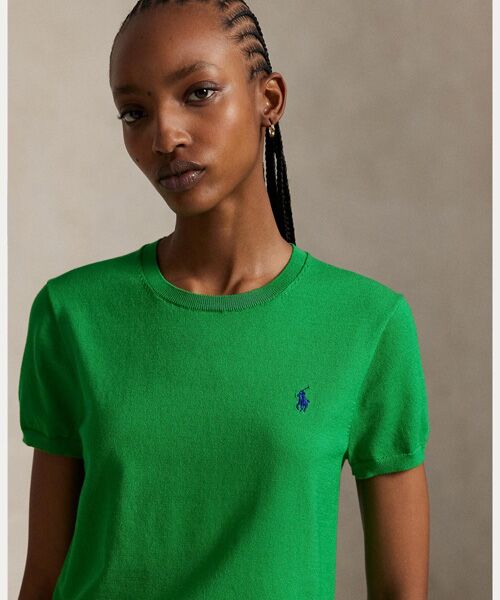 POLO RALPH LAUREN / ポロ ラルフ ローレン ニット・セーター | ショートスリーブ クルーネック セーター | 詳細4