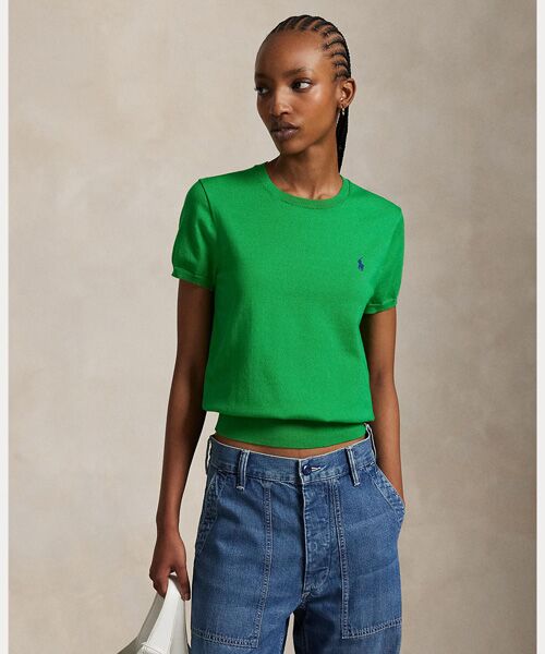 美品 現行タグ ポロラルフローレン ケーブルニット セーター M ミントグリーン POLO RALPH LAUREN 美品 ポロ ラルフローレン ケーブルニット