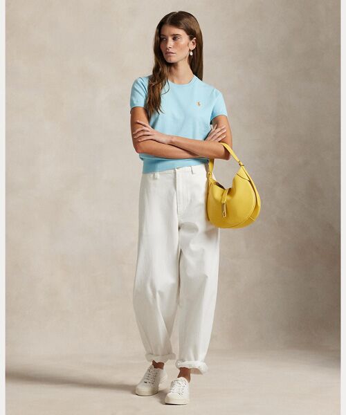 ショートスリーブ クルーネック セーター （ニット・セーター