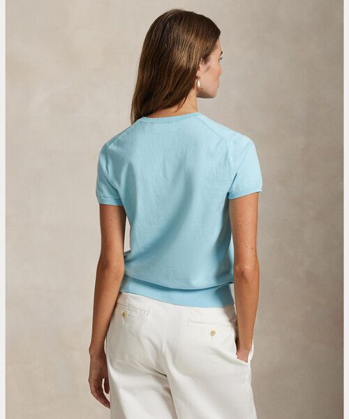 ショートスリーブ クルーネック セーター （ニット・セーター