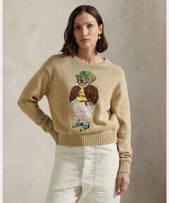 Polo Ralph Lauren ロゴセーター セール】ロゴ コットン クルーネック セーター（ニット/セーター