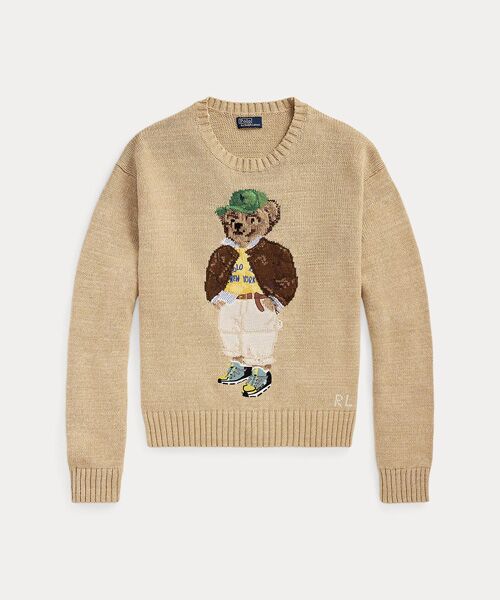 Polo ベア コットン クルーネック セーター （ニット・セーター