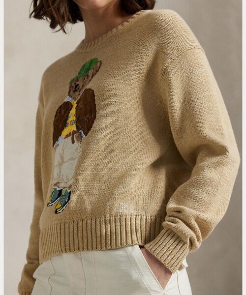 POLO RALPH LAUREN / ポロ ラルフ ローレン ニット・セーター | Polo ベア コットン クルーネック セーター | 詳細4