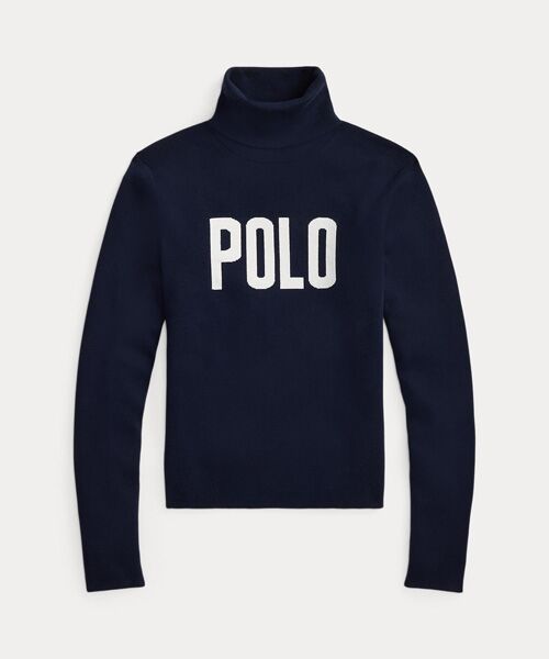 POLO RALPH LAUREN / ポロ ラルフ ローレン ニット・セーター | ロゴ タートルネック セーター | 詳細1