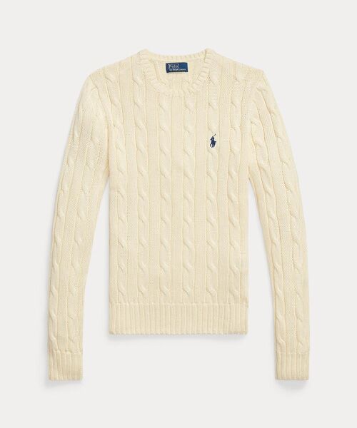 美品 ラルフローレン S ケーブルニット セーター 長袖 Vネック アイボリー 美品 ラルフローレン S ケーブルニット セーター 長袖 Vネック