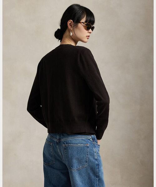 POLO RALPH LAUREN / ポロ ラルフ ローレン カーディガン・ボレロ | コットン クルーネック カーディガン | 詳細3