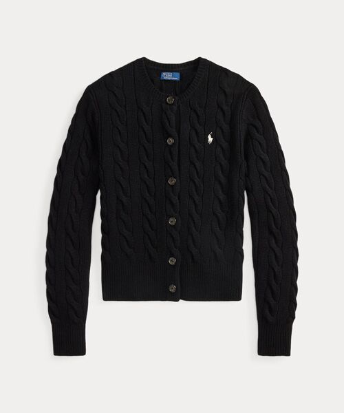 POLO RALPH LAUREN / ポロ ラルフ ローレン カーディガン・ボレロ | ケーブルニット ウールカシミヤ カーディガン | 詳細1