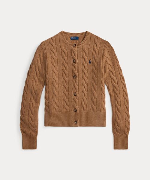 POLO RALPH LAUREN / ポロ ラルフ ローレン カーディガン・ボレロ | ケーブルニット ウールカシミヤ カーディガン | 詳細1