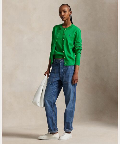 POLO RALPH LAUREN / ポロ ラルフ ローレン カーディガン・ボレロ | コットン クルーネック カーディガン | 詳細2