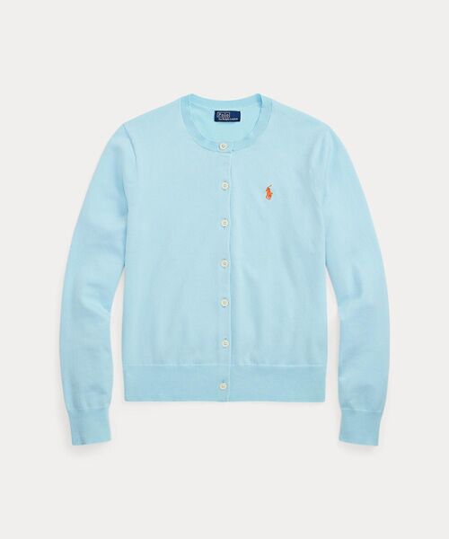 POLO RALPH LAUREN / ポロ ラルフ ローレン カーディガン・ボレロ | コットン クルーネック カーディガン | 詳細1