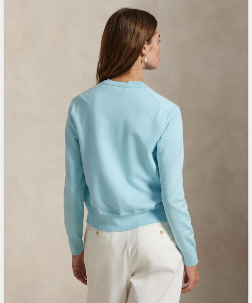 POLO RALPH LAUREN / ポロ ラルフ ローレン カーディガン・ボレロ | コットン クルーネック カーディガン | 詳細3