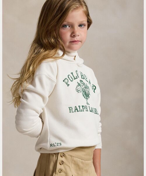 POLO RALPH LAUREN / ポロ ラルフ ローレン パーカー | (ガールズ 2才～6才)Polo ベア フリース フーディ | 詳細4