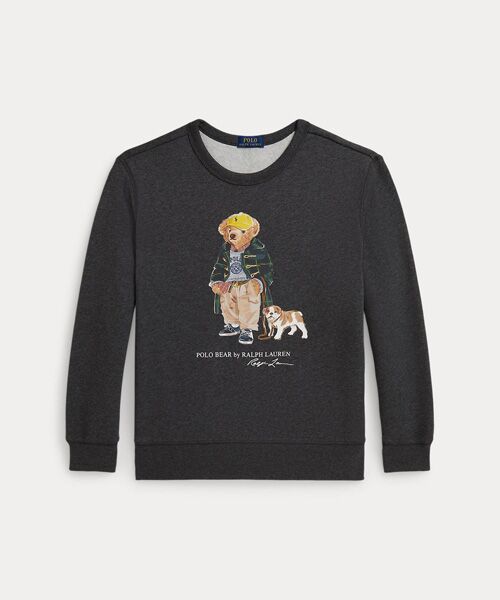 POLO RALPH LAUREN / ポロ ラルフ ローレン スウェット | (ボーイズ 8才～20才)Polo ベア ヘザード フリース スウェットシャツ | 詳細1