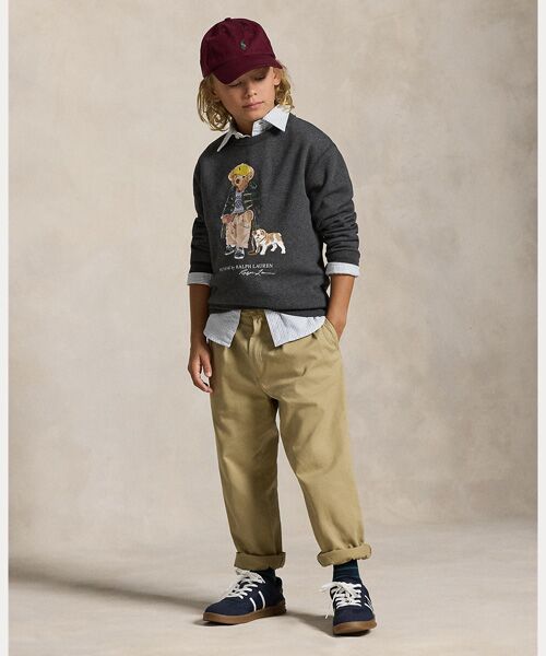 POLO RALPH LAUREN / ポロ ラルフ ローレン スウェット | (ボーイズ 8才～20才)Polo ベア ヘザード フリース スウェットシャツ | 詳細3