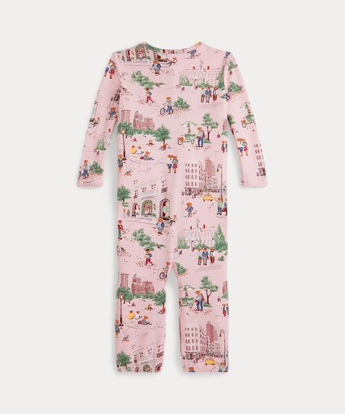 POLO RALPH LAUREN / ポロ ラルフ ローレン ロンパース | (ベビー)Polo ベア コンバーチブル ガウンカバーオール | 詳細1