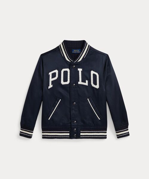 POLO RALPH LAUREN / ポロ ラルフ ローレン その他アウター | (ボーイズ 2才～7才)ロゴ サテン ベースボール ジャケット | 詳細1