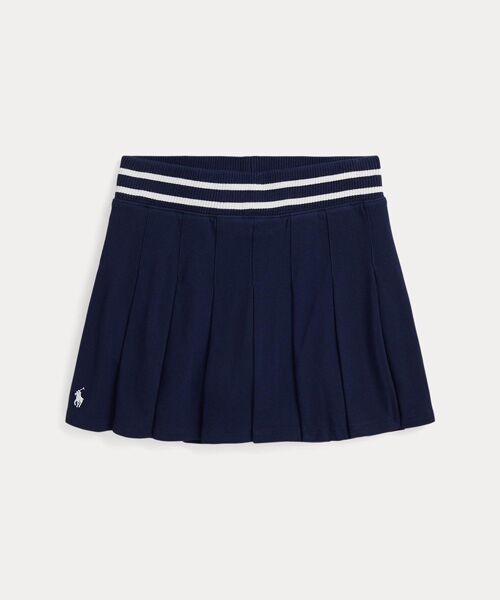 POLO RALPH LAUREN / ポロ ラルフ ローレン ミニ・ひざ丈スカート | (ガールズ 7才～16才)プリーテッド コットン ジャージー スコート | 詳細1