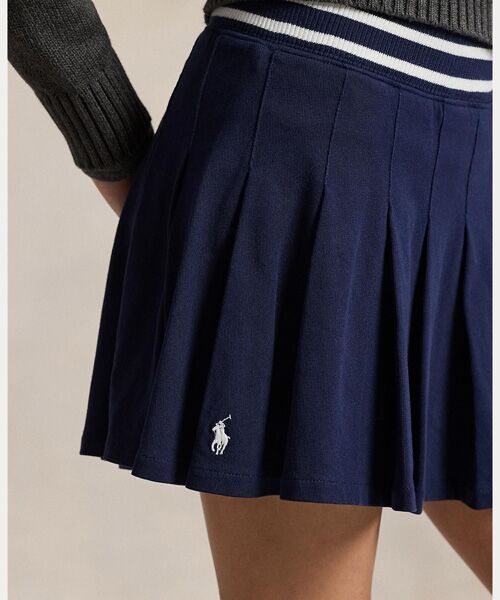 POLO RALPH LAUREN / ポロ ラルフ ローレン ミニ・ひざ丈スカート | (ガールズ 7才～16才)プリーテッド コットン ジャージー スコート | 詳細3