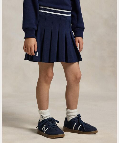 POLO RALPH LAUREN / ポロ ラルフ ローレン ミニ・ひざ丈スカート | (ガールズ 2才～6才)プリーテッド コットン ジャージー スコート | 詳細3