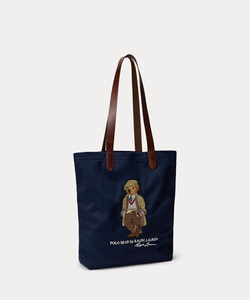 POLO RALPH LAUREN / ポロ ラルフ ローレン トートバッグ | Polo ベア ツイル ショッパー トート | 詳細1