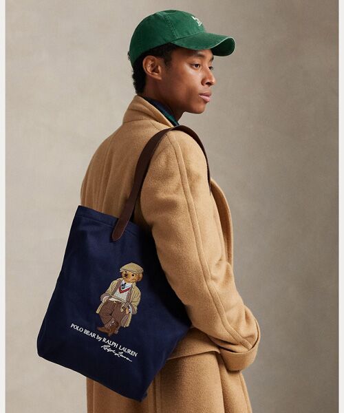 POLO RALPH LAUREN / ポロ ラルフ ローレン トートバッグ | Polo ベア ツイル ショッパー トート | 詳細5