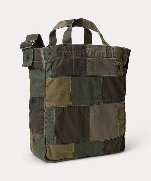 POLO RALPH LAUREN / ポロ ラルフ ローレン トートバッグ | パッチワーク キャンバス ショッパー トート | 詳細1