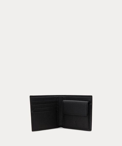 POLO RALPH LAUREN / ポロ ラルフ ローレン 財布・コインケース・マネークリップ | ペブルド レザー ビルフォールド コイン ウォレット | 詳細2
