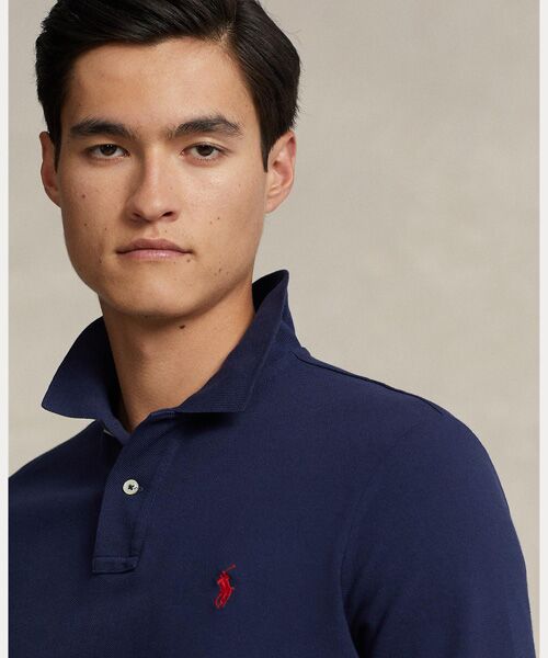 POLO RALPH LAUREN / ポロ ラルフ ローレン ポロシャツ | カスタム スリム フィット メッシュ ポロシャツ | 詳細4