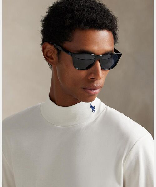 POLO RALPH LAUREN / ポロ ラルフ ローレン カットソー | ソフト コットン モックネック シャツ | 詳細4