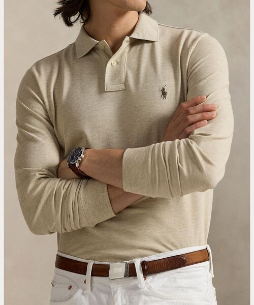 POLO RALPH LAUREN / ポロ ラルフ ローレン ポロシャツ | カスタム スリム フィット メッシュ ポロシャツ | 詳細4