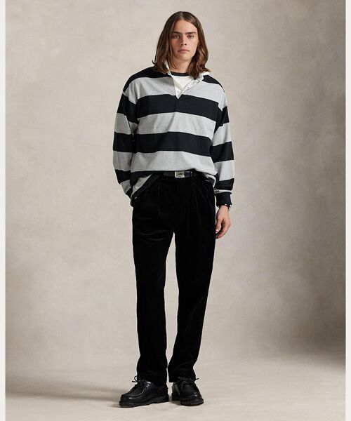 POLO RALPH LAUREN / ポロ ラルフ ローレン カットソー | ビッグ フィット ストライプド ジャージー ラグビー シャツ | 詳細2