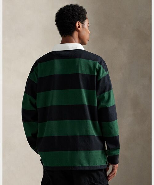 Rugby Ralph Lauren ラガーシャツ M 希少 Ralph Lauren - ラグビー ラルフローレン ボーダー 長袖 ラガー
