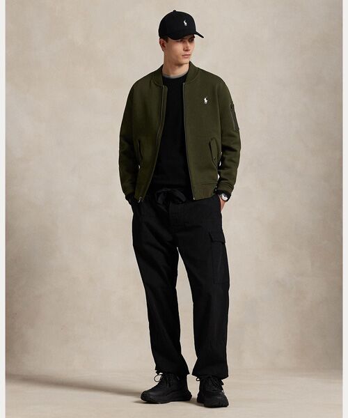 POLO RALPH LAUREN / ポロ ラルフ ローレン ブルゾン | ダブルニット ボンバー ジャケット | 詳細2