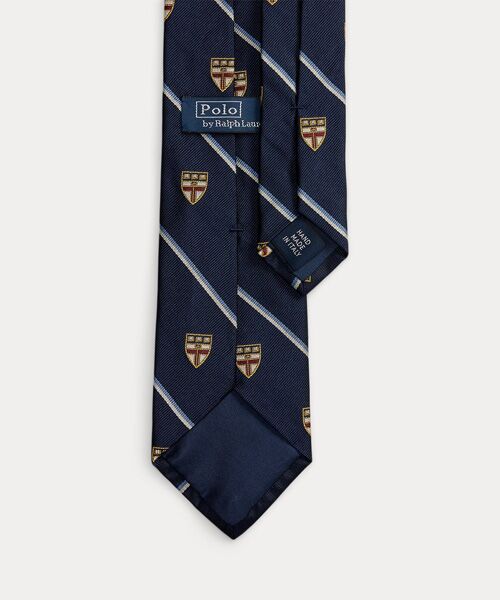 POLO RALPH LAUREN / ポロ ラルフ ローレン ネクタイ | ストライプド シルク レップ クラブ ネクタイ | 詳細1