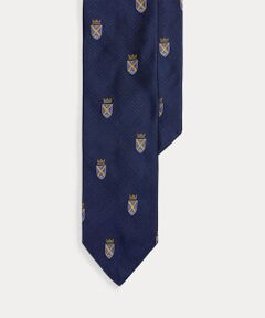 【新品未使用・箱つき】ポロラルフローレン　ネクタイ　紺　黄　ストライプ　タグつき 新品未使用・箱つき】ポロラルフローレン ネクタイ 紺 黄