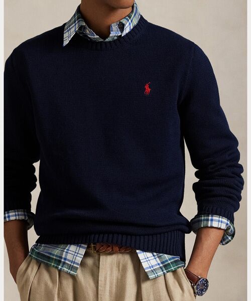 POLO RALPH LAUREN / ポロ ラルフ ローレン ニット・セーター | コットン クルーネック セーター | 詳細4