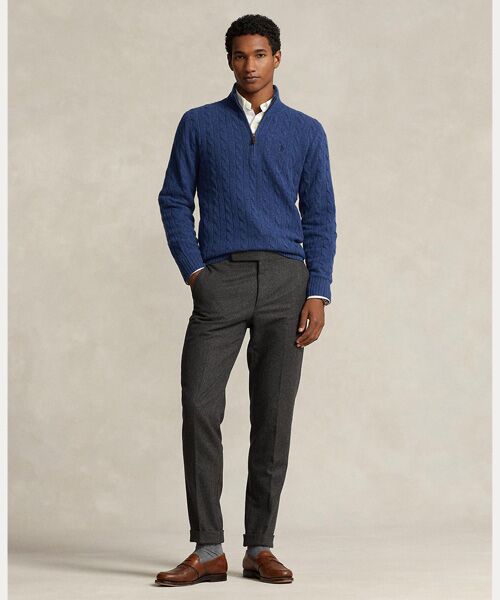 POLO RALPH LAUREN / ポロ ラルフ ローレン ニット・セーター | ケーブルニット ウールカシミヤ セーター | 詳細2