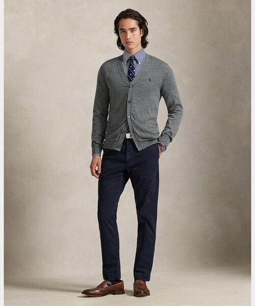 POLO RALPH LAUREN / ポロ ラルフ ローレン カーディガン・ボレロ | スリム フィット ウォッシャブル ウール Vネック カーディガン | 詳細2