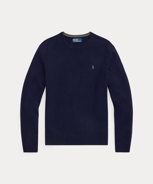 POLO RALPH LAUREN / ポロ ラルフ ローレン ニット・セーター | ウール クルーネック セーター | 詳細1